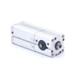 Pneumatic cylinder with locking unit 