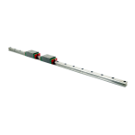 Linear guide with ball carriage 