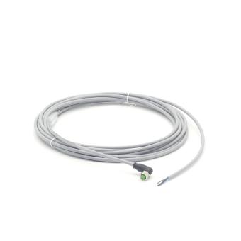 M8 female 90° A-cod. with cable 