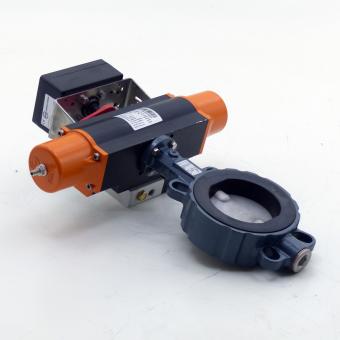 Pneumatic Swivel Drive with butterfly valve 