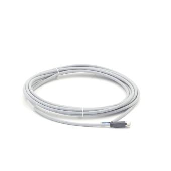 M8 female 0° A-cod. with cable 