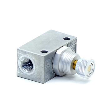 One-way flow control valve 