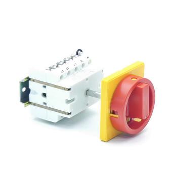 Main emergency-off switch for rear fixing S1 011/HS-NF3-D-RG 