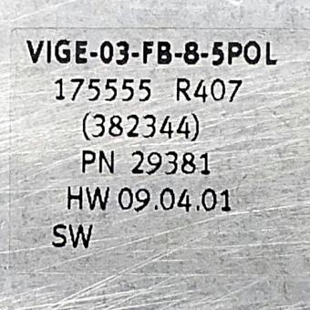 Input module VIGE-03-FB-8-5POL 