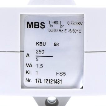 Cable conversion current transformer KBU 58 