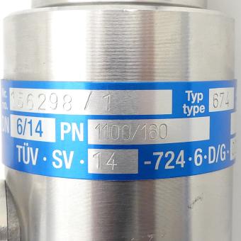 Safety valve Typ 674 