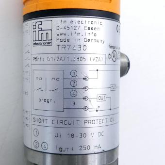 Evaluation electronics with display for PT100 / PT1000 temperature sensors 