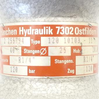 Hydraulikzylinder 40 x 20 