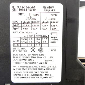 Overload relay 