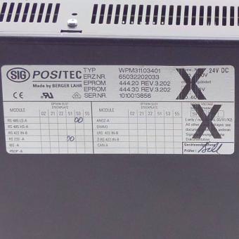 4 axis positioning unit with parallel sequence controlWPM311.03401 D 232/485L EEP OED3V3 