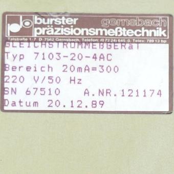 Direct Current measuring device 