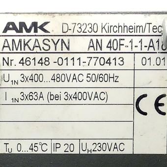 Stromversorgungsmodul AMKASYN AN 40F-1-1-A18 (Version 01.01) 