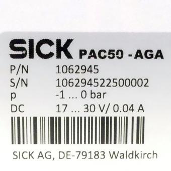 Pressure sensor PAC50-AGA 