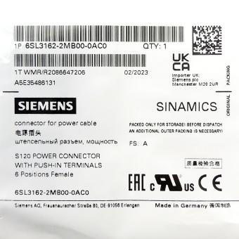 Leistungsstecker SINAMICS S120 