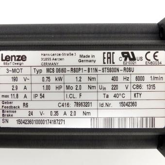 Synchronous servo motors 