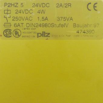 PZHZ 5 24VDC 2A/2R Safety Relay 