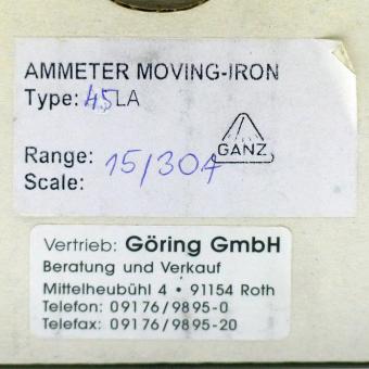 Ammeter moving iron 