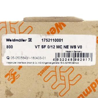 Conductor markers VT SF 0/12 MC NE WS V0 (800 pcs.) 