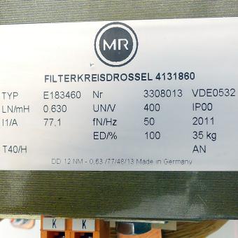 Filterkreisdrossel 4131860 E183460 