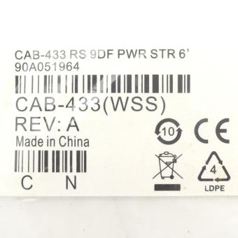 Connecting cable RS-232 