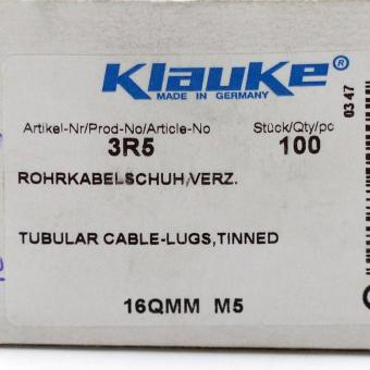 Tubular cable lug 