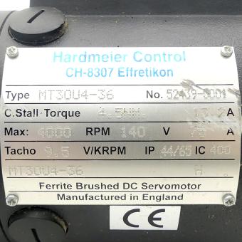 Ferritgebürsteter DC-Servomotor 