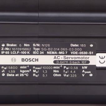 AC Servo Motor SG-B2.014.065-03.000 
