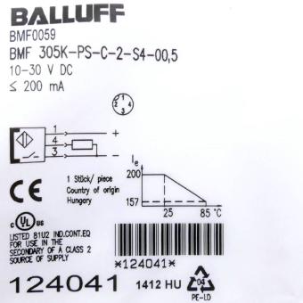 Magnetfeldsensor BMF 305K-PS-C-2-S4-0,05 