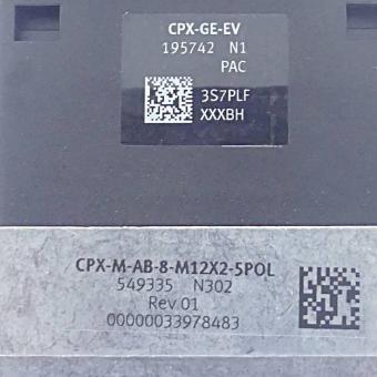 Anschlussblock CPX-M-AB-8-M12X2-5POL; CPX-GE-EV 