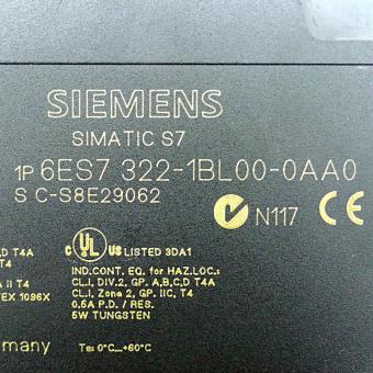 SIMATIC S7-300 Digital input SM 322 