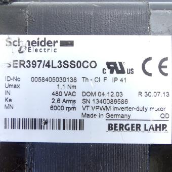 AC servo motor SER397/4L3SS0CO 