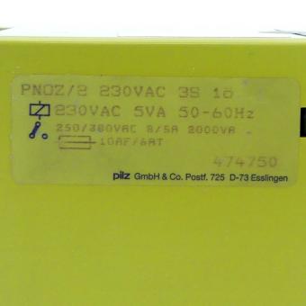 Safety relay PNOZ/2 230VAC 3S 1ö 