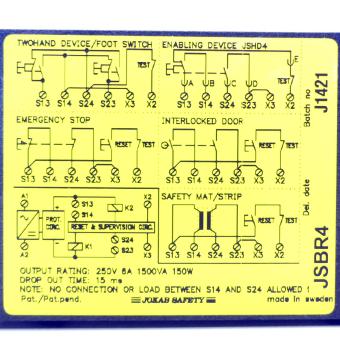 Safety relay JSBR4 