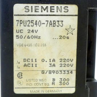 Time relay 7PU2540-7AB33 20s 