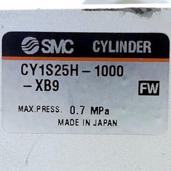 Rodless cylinder CY1S25H-1000-X89 