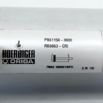 Pneumatic cylinder RK6063-CRI 