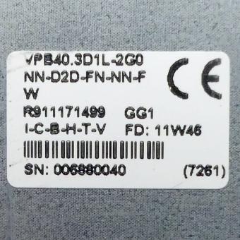 IndraControl V VPB40.3D1L-2G0NN-D2D-FN-NN-FW 