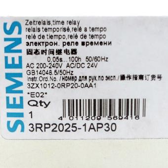 Zeitrelais 3RP2025-1AP30 