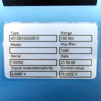 Torque- Measuring Flange 4510B with Inner ring 