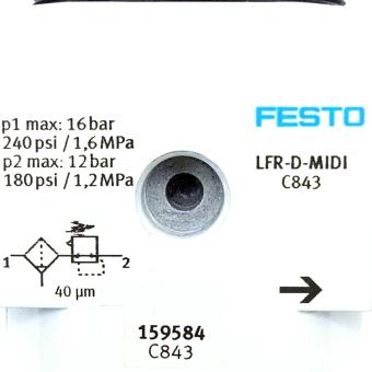 Filter regulator LFR-1/2-D-MIDI 