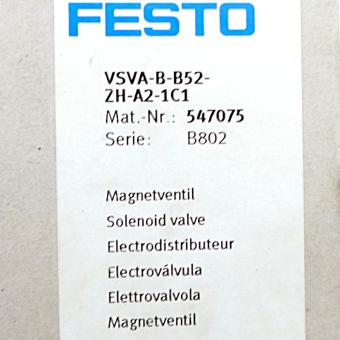 solenoid valve VSVA-B-B52-ZH-A2-1C1 