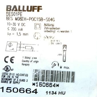 Inductive standard sensor BES01PE 