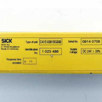 Sicherheitsvorhang Empfänger C41E-0301BG300 