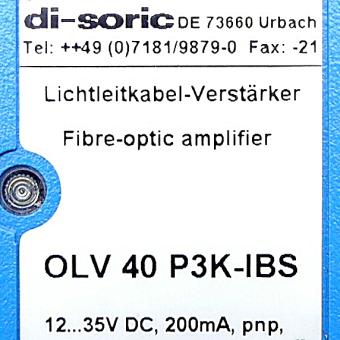 Fibre-optic amplifier OLV 40 P3K-IBS 