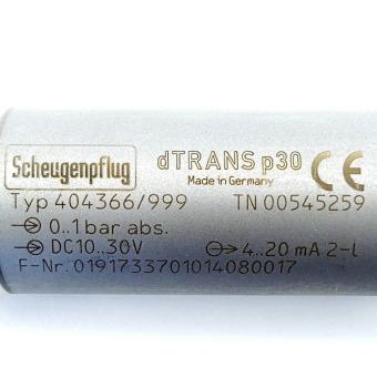 Druckmessumformer dTRANSp30 404366/999 