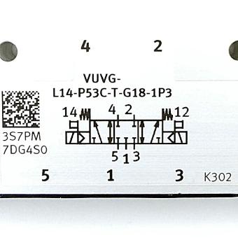 Solenoid valve VUVG-L14-P53C-T-G18-1P3 