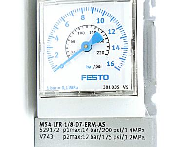 Filter-Regulator MS4-LFR-1/8-D7-ERM-AS 