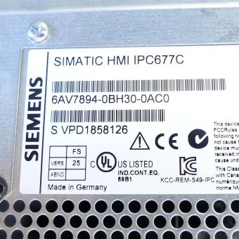 SIMATIC HML IPC677C 