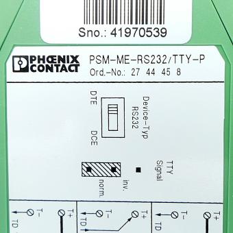 Interface converter PSM-ME-RS232/TTY-P 