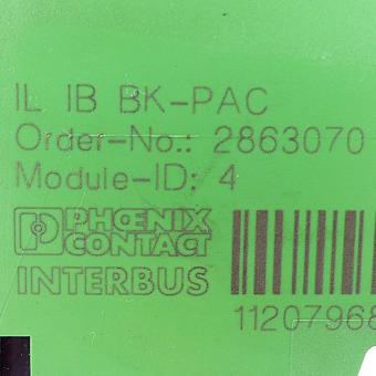 bus coupler IL IB BK-PAC 